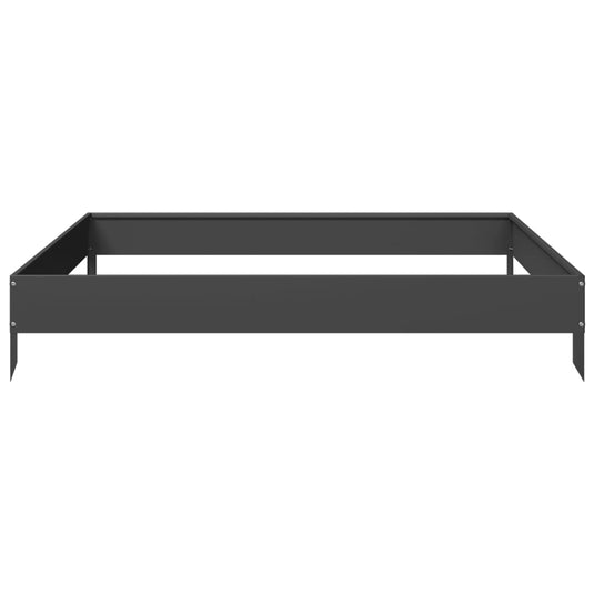 Vidaxl plantenbak verhoogd 100x100x18,5 cm staal