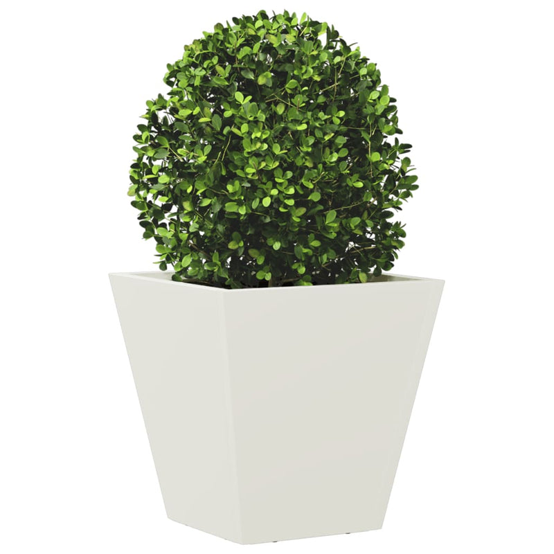 Load image into Gallery viewer, Vidaxl plantenbak 30x30x30 cm staal wit
