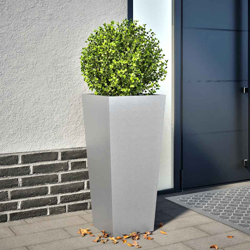 Load image into Gallery viewer, Vidaxl plantenbak 35x35x75 cm gegalvaniseerd staal
