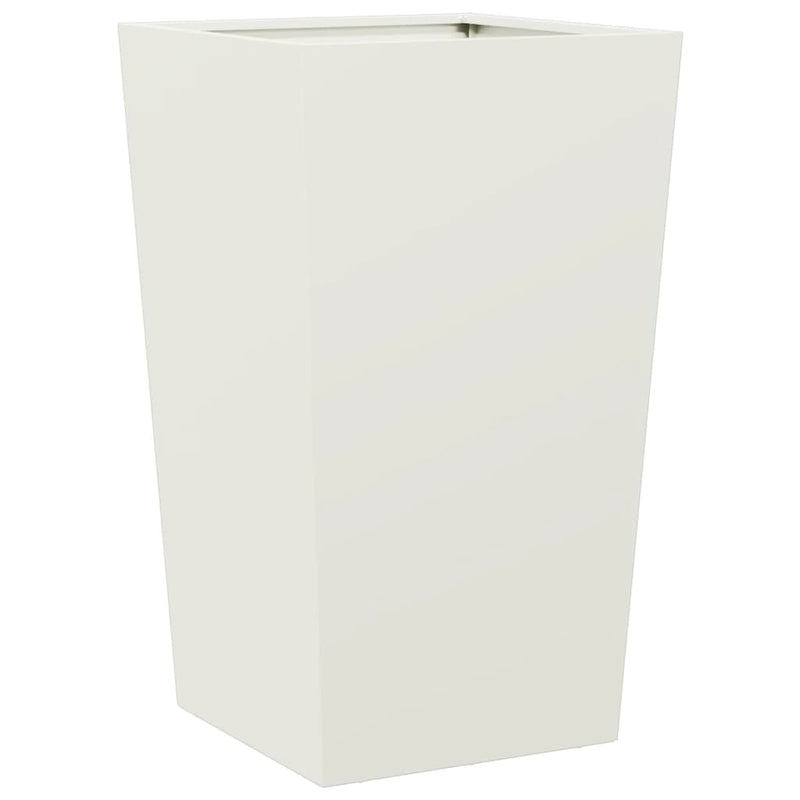 Load image into Gallery viewer, Vidaxl plantenbak 45x45x75 cm staal wit
