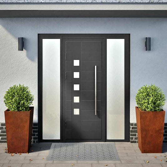 Vidaxl plantenbakken 2 st 45x45x75 cm weervast staal