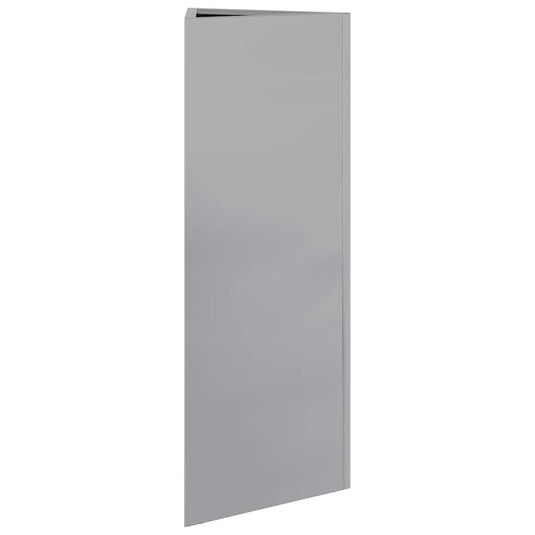 Vidaxl plantenbak driehoek 30x26x75 cm gegalvaniseerd staal