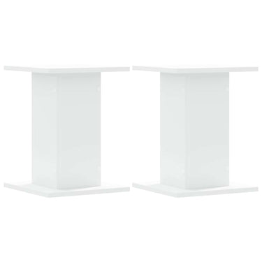 Vidaxl speakerstandaards 2 st 30x30x40 cm bewerkt hout wit