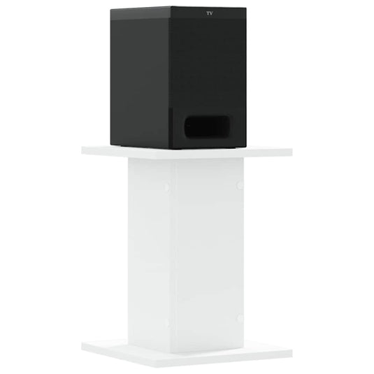 Vidaxl speakerstandaards 2 st 30x30x40 cm bewerkt hout wit