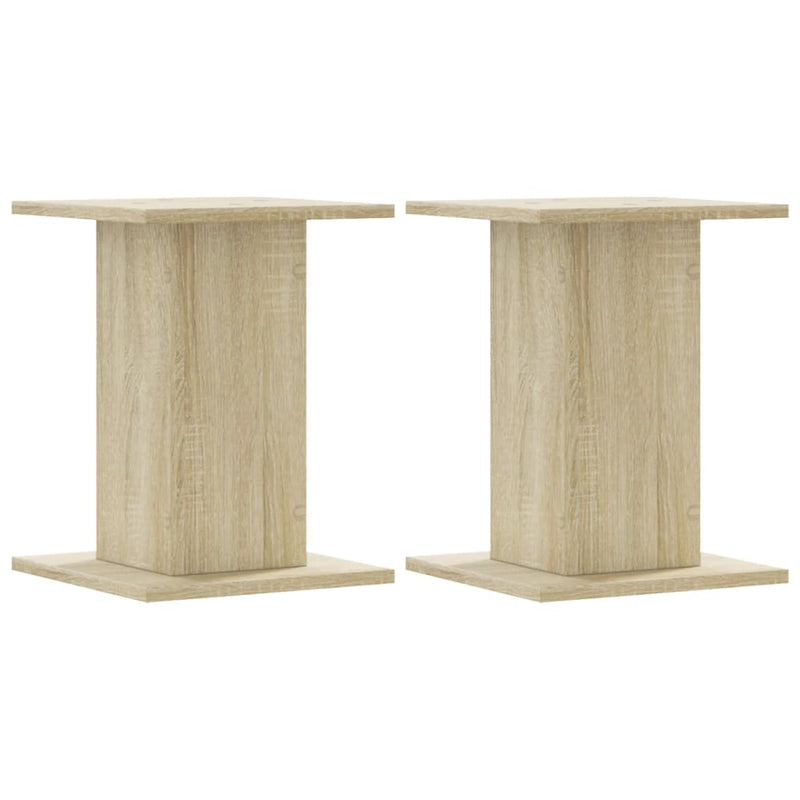 Load image into Gallery viewer, Vidaxl speakerstandaards 2 st 30x30x40 cm bewerkt hout sonoma eiken

