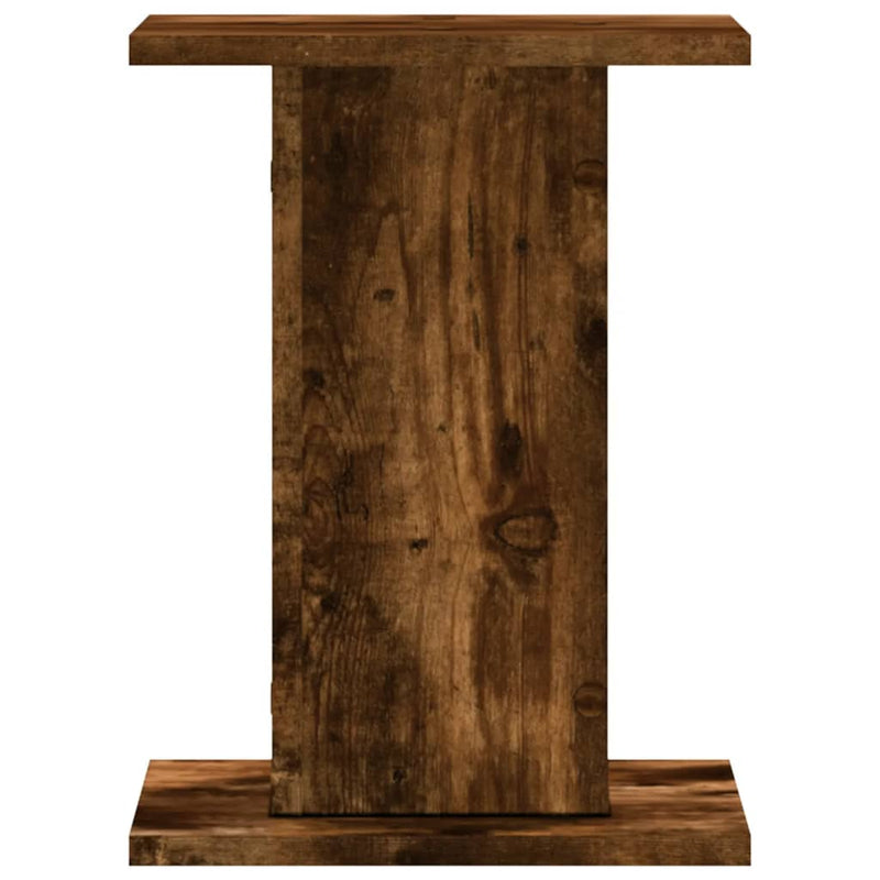 Load image into Gallery viewer, Vidaxl speakerstandaards 2 st 30x30x40 cm bewerkt hout gerookt eiken
