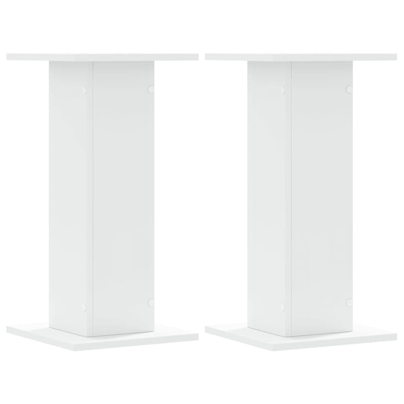 Load image into Gallery viewer, Vidaxl speakerstandaards 2 st 30x30x60 cm bewerkt hout wit
