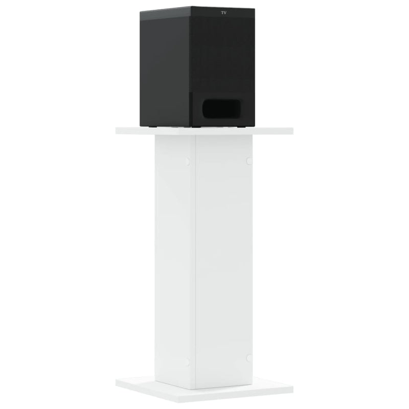 Load image into Gallery viewer, Vidaxl speakerstandaards 2 st 30x30x60 cm bewerkt hout wit
