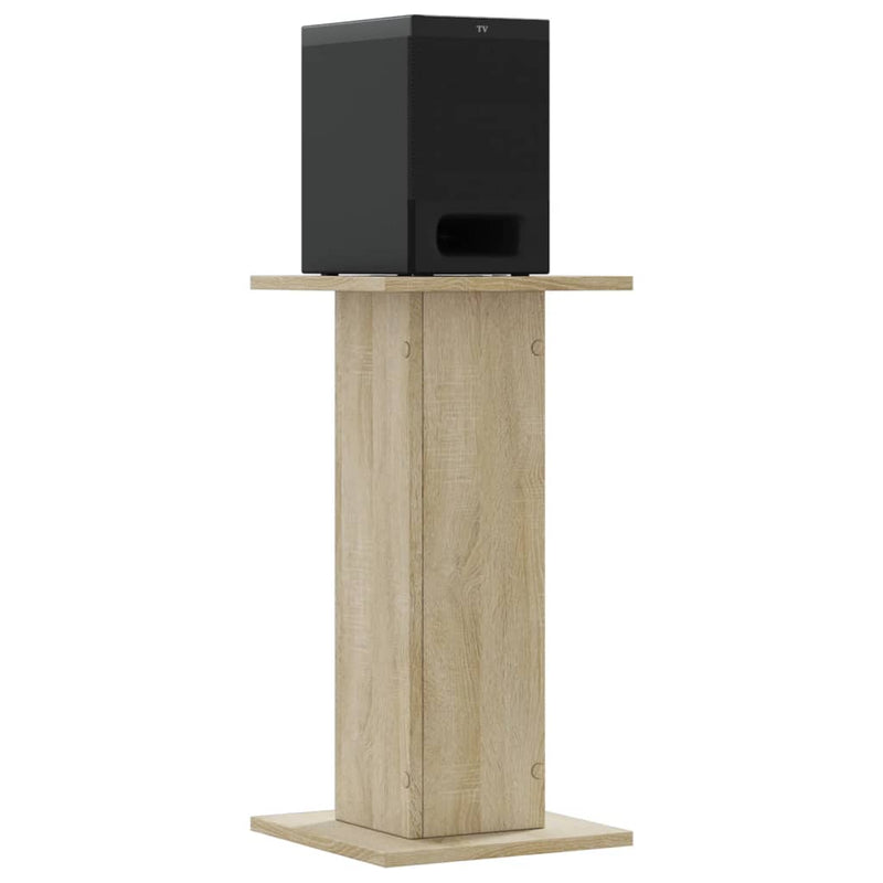 Load image into Gallery viewer, Vidaxl speakerstandaards 2 st 30x30x60 cm bewerkt hout sonoma eiken
