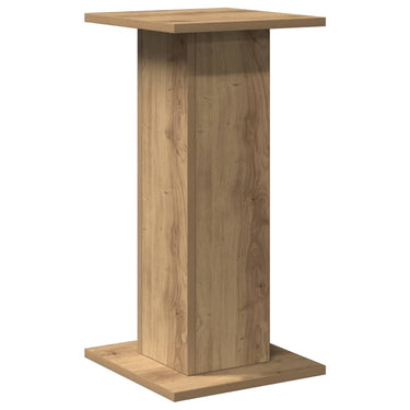 Vidaxl speakerstandaards 2 st 30x30x60 cm hout artisanaal eikenkleurig