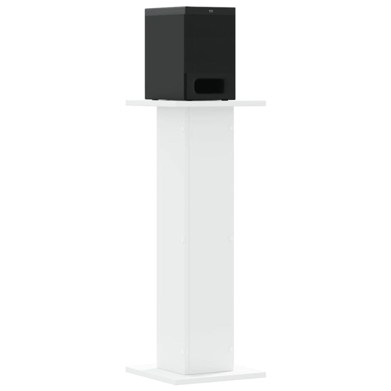 Load image into Gallery viewer, Vidaxl speakerstandaards 2 st 30x30x80 cm bewerkt hout wit

