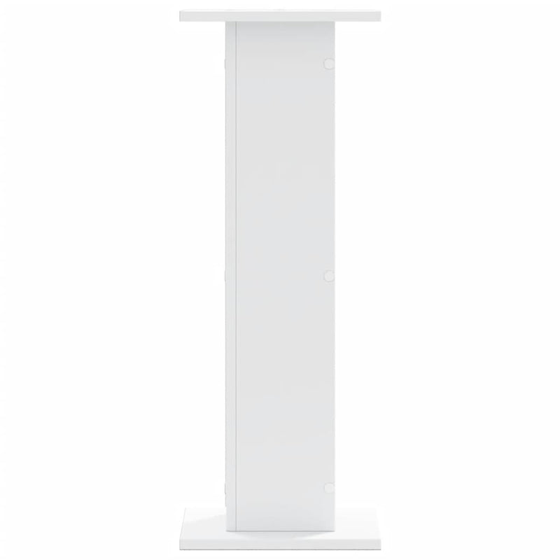 Load image into Gallery viewer, Vidaxl speakerstandaards 2 st 30x30x80 cm bewerkt hout wit
