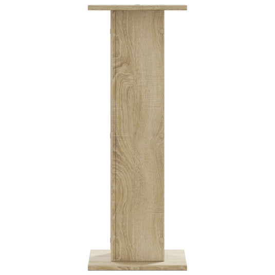 Vidaxl speakerstandaards 2 st 30x30x80 cm bewerkt hout sonoma eiken