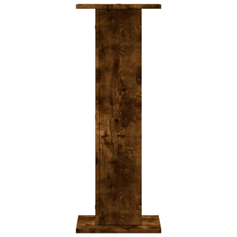 Load image into Gallery viewer, Vidaxl speakerstandaards 2 st 30x30x80 cm bewerkt hout gerookt eiken
