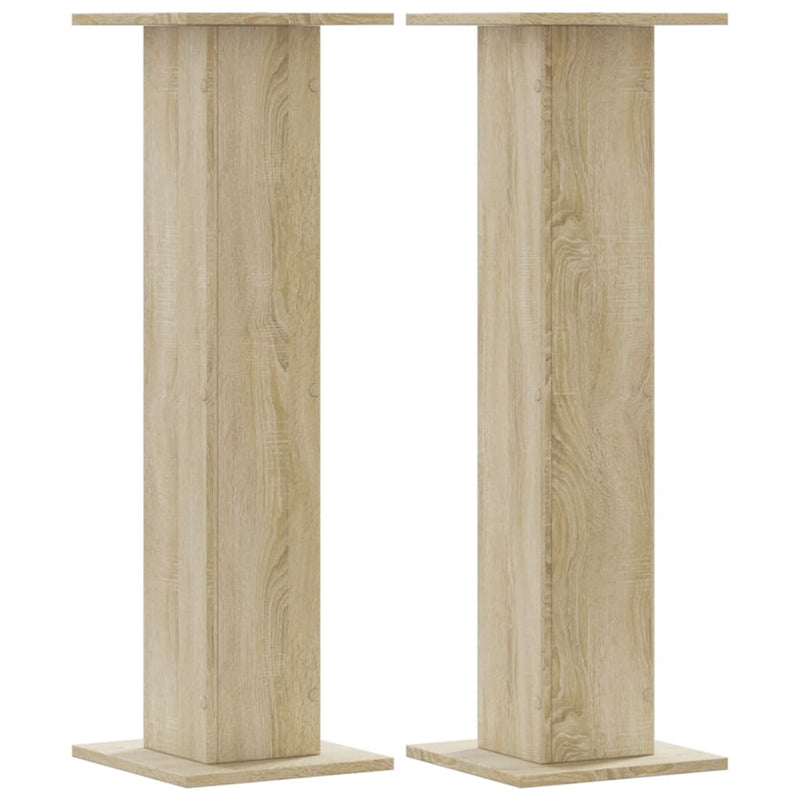 Load image into Gallery viewer, Vidaxl speakerstandaards 2 st 30x30x95 cm bewerkt hout sonoma eiken
