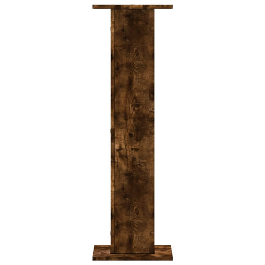 Vidaxl speakerstandaards 2 st 30x30x95 cm bewerkt hout gerookt eiken
