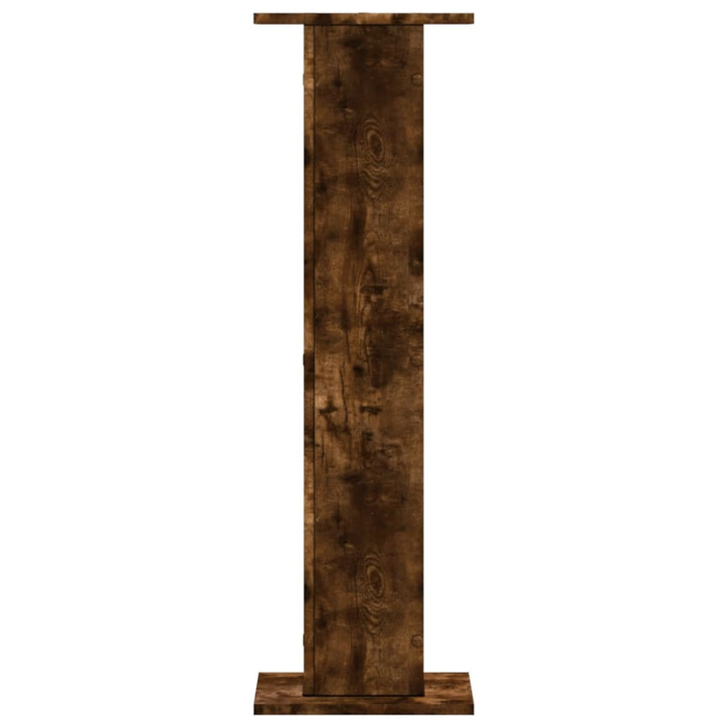 Load image into Gallery viewer, Vidaxl speakerstandaards 2 st 30x30x95 cm bewerkt hout gerookt eiken
