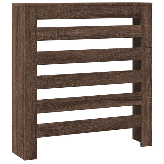 Vidaxl radiatorombouw 78x20x82 cm bewerkt hout bruin eikenkleurig