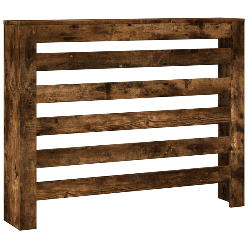 Load image into Gallery viewer, Vidaxl radiatorombouw 104x20x82 cm bewerkt hout gerookt eikenkleurig
