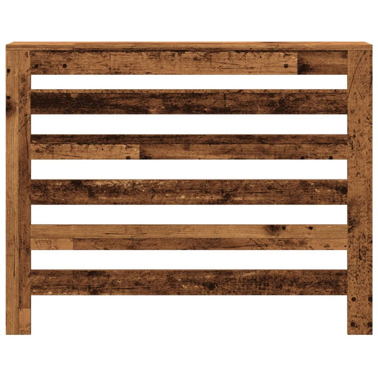 Vidaxl radiatorombouw 104x20x82 cm bewerkt hout oud hout