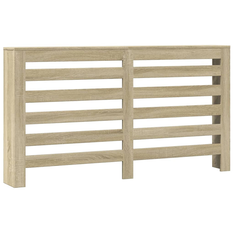 Load image into Gallery viewer, Vidaxl radiatorombouw 149x20x82 cm bewerkt hout sonoma eikenkleurig

