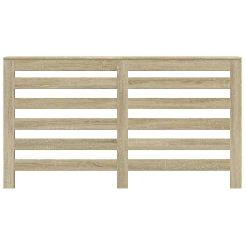 Load image into Gallery viewer, Vidaxl radiatorombouw 149x20x82 cm bewerkt hout sonoma eikenkleurig
