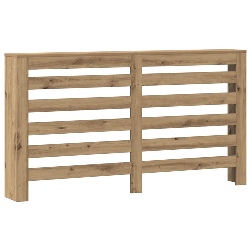 Load image into Gallery viewer, Vidaxl radiatorombouw 149x20x82 cm bewerkt hout artisanaal eikenkleur
