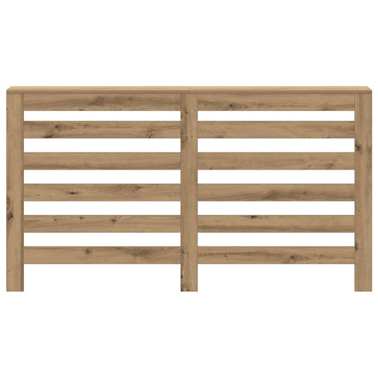 Vidaxl radiatorombouw 149x20x82 cm bewerkt hout artisanaal eikenkleur