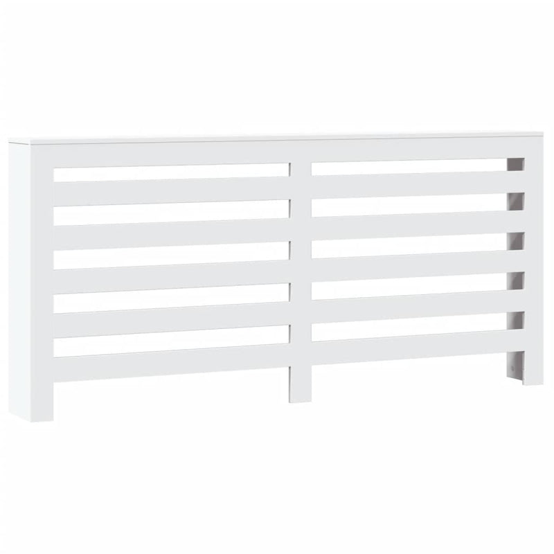 Load image into Gallery viewer, Vidaxl radiatorombouw 175x20x82 cm bewerkt hout wit
