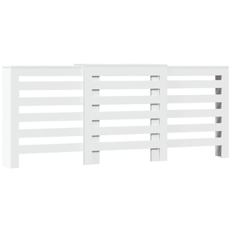 Load image into Gallery viewer, Vidaxl radiatorombouw 205x21,5x83,5 cm bewerkt hout wit
