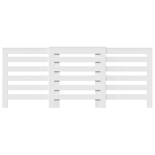 Vidaxl radiatorombouw 205x21,5x83,5 cm bewerkt hout wit