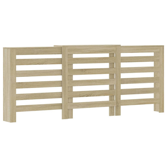 Vidaxl radiatorombouw 205x21,5x83,5 cm bewerkt hout sonoma eikenkleur
