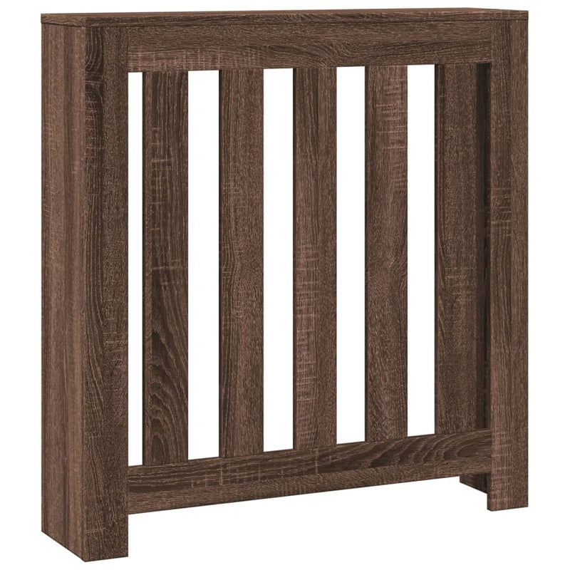 Load image into Gallery viewer, Vidaxl radiatorombouw 78x20x82 cm bewerkt hout bruin eikenkleurig
