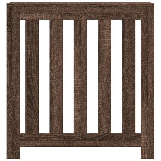 Vidaxl radiatorombouw 78x20x82 cm bewerkt hout bruin eikenkleurig