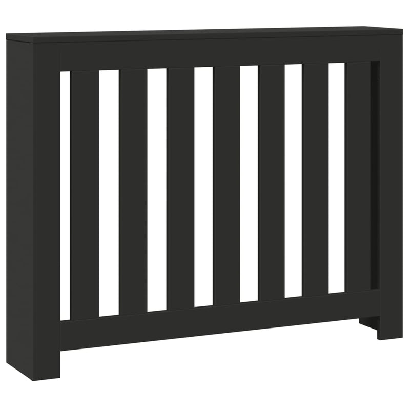 Load image into Gallery viewer, Vidaxl radiatorombouw 104x20x82 cm bewerkt hout zwart
