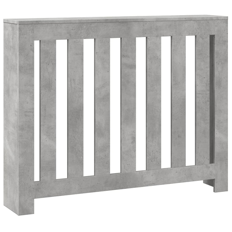Load image into Gallery viewer, Vidaxl radiatorombouw 104x20x82 cm bewerkt hout betongrijs
