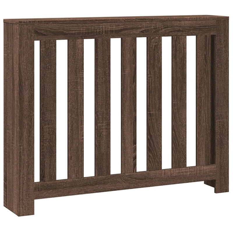 Load image into Gallery viewer, Vidaxl radiatorombouw 104x20x82 cm bewerkt hout bruin eikenkleurig
