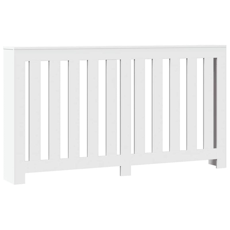 Load image into Gallery viewer, Vidaxl radiatorombouw 149x20x82 cm bewerkt hout wit
