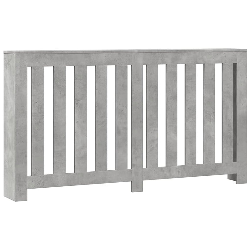 Load image into Gallery viewer, Vidaxl radiatorombouw 149x20x82 cm bewerkt hout betongrijs
