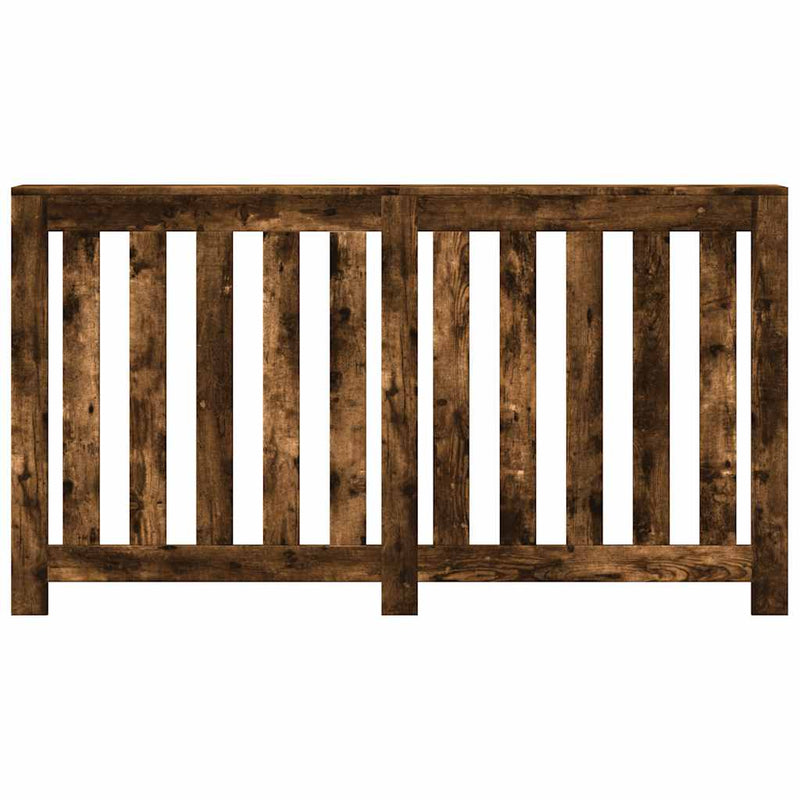 Load image into Gallery viewer, Vidaxl radiatorombouw 149x20x82 cm bewerkt hout gerookt eikenkleurig
