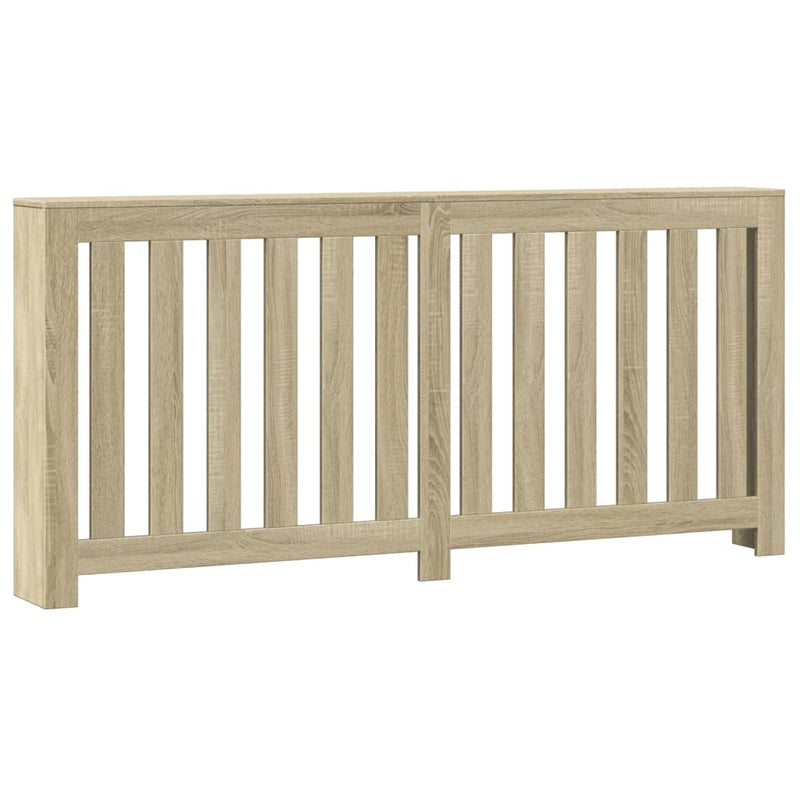 Load image into Gallery viewer, Vidaxl radiatorombouw 175x20x82 cm bewerkt hout sonoma eikenkleurig
