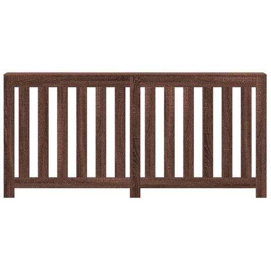 Vidaxl radiatorombouw 175x20x82 cm bewerkt hout bruin eikenkleurig