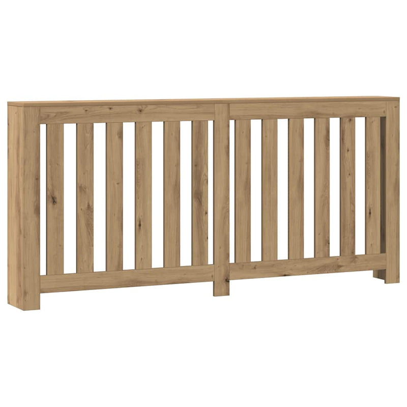 Load image into Gallery viewer, Vidaxl radiatorombouw 175x20x82 cm bewerkt hout artisanaal eikenkleur
