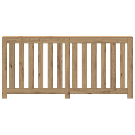 Vidaxl radiatorombouw 175x20x82 cm bewerkt hout artisanaal eikenkleur