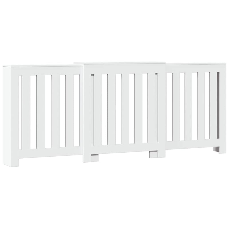 Load image into Gallery viewer, Vidaxl radiatorombouw 205x21,5x83,5 cm bewerkt hout wit
