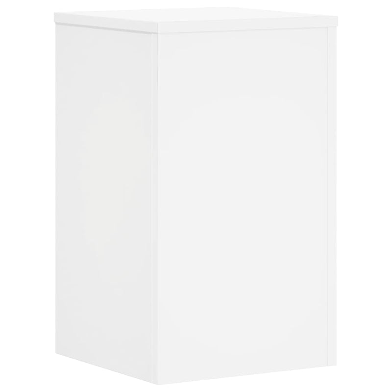 Load image into Gallery viewer, Vidaxl plantenstandaards 2 st 30x30x50 cm bewerkt hout wit
