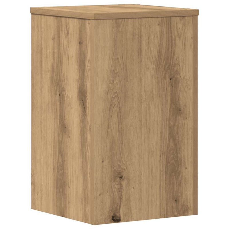 Load image into Gallery viewer, Vidaxl plantenstandaards 2 st 30x30x50 cm hout artisanaal eiken
