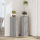 Vidaxl plantenstandaards 2 st 25x25x80 cm bewerkt hout grijs sonoma