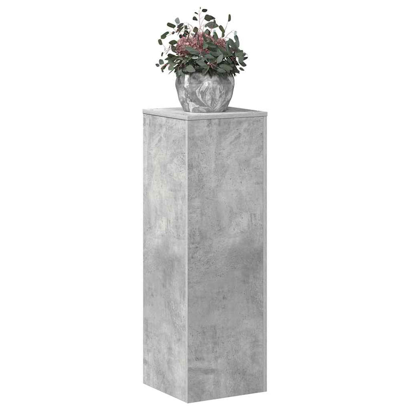 Load image into Gallery viewer, Vidaxl plantenstandaard 33x33x100 cm bewerkt hout betongrijs
