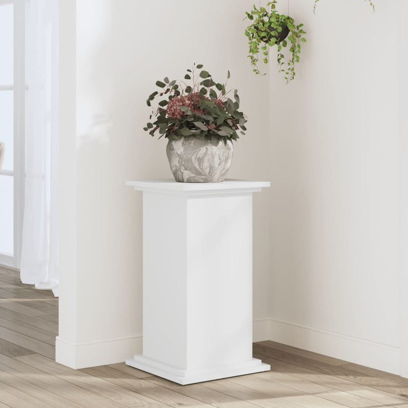 Load image into Gallery viewer, Vidaxl plantenstandaard 33x33x60 cm bewerkt hout wit

